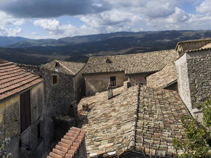 I tetti del borgo di Vicalvi